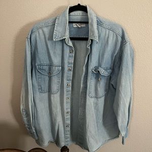 Vintage denim button up